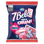 Bala 7 Belo Framboesa e Mega Creamy 500g - Recheada