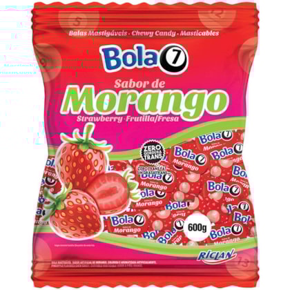 BALA BOLA 7 500GR MORANGO