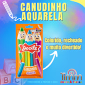 BALA REGALIZ CANUDINHO DOCILE AQUARELA 70GR 