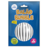 BALAO BUBBLE 45CM TRANSP.C/LISTR PRATAS MUNDO BIZARRO *CP02