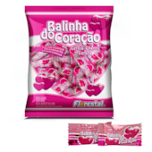 BALINHA DO CORACAO CEREJA C/LEITE CONDENSADO 500GR