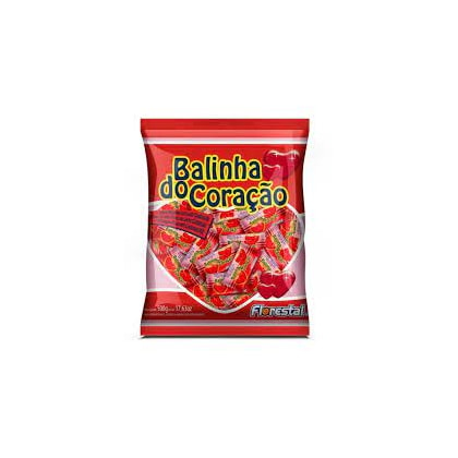 BALINHA DO CORACAO MORANGO 400G