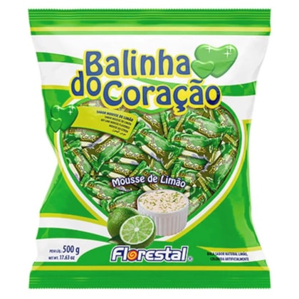 BALINHA DO CORACAO MOUSSE DE LIMAO 500GR *CP03