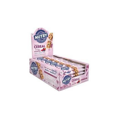 BARRA CEREAL NUTRY 24X22GR FRUT. VERM *CP02