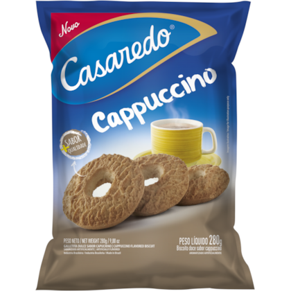 BISC CASAREDO ROSQ 280GR CAPPUCCINO *CP02