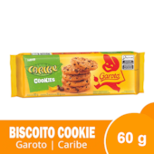 BISC COOKIE GAROTO 60GR CARIBE