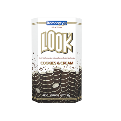 BISC LOOK COOKIES E CREAM 55GR *CP02