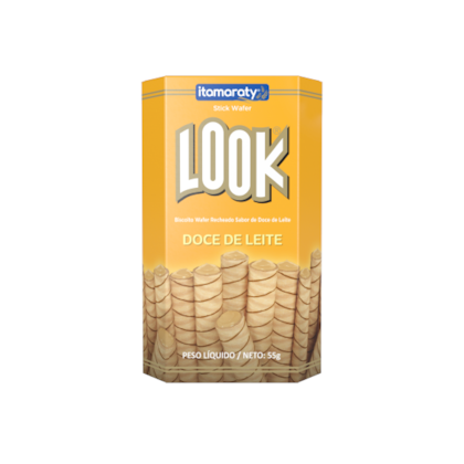 BISC LOOK DOCE DE LEITE 55GR *CP02