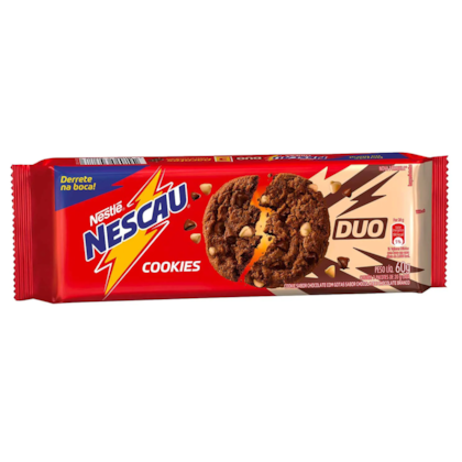 BISC NESTLE COOKIES NESCAU DUO 60GR 