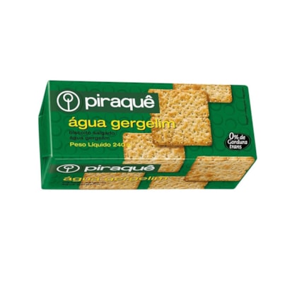 BISC PIRAQUE AGUA GERGELIM 215GR