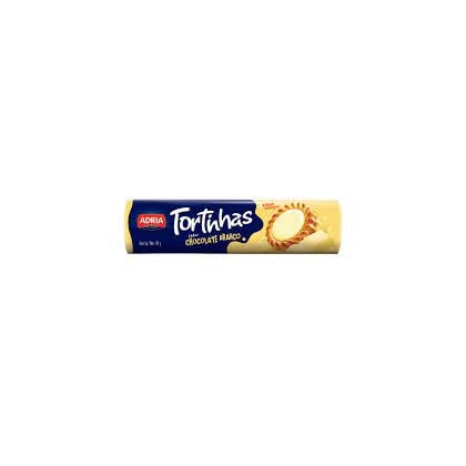 BISC TORTINHAS ADRIA CHOC BRANCO 140G