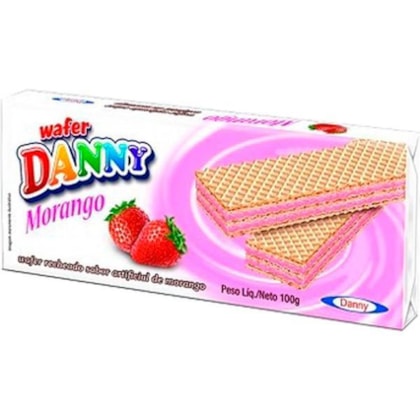 BISC WAFER DANNY 80GR MORANGO *CP01