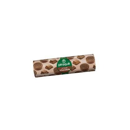 BISCOITO PIRAQUE RECH CHOCOLATE 160GR