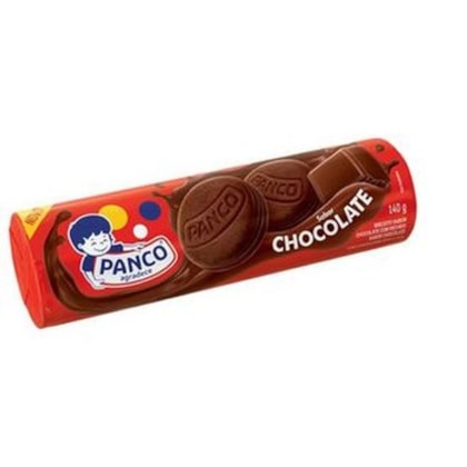 BISCOITO RECHEIO CHOCOLATE PANCO 140GR *CP01