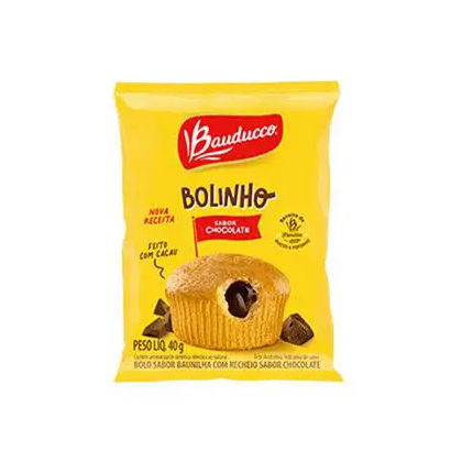 BOLINHO BAUDUCCO RECH CHOCOLATE 40GR