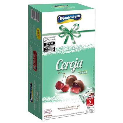 BOMBOM MONTEVERGINE CEREJA S/ALCOOL 55GR