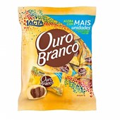 Barra de Chocolate Recheada Ouro Branco Lacta 98g - Ferros Doces