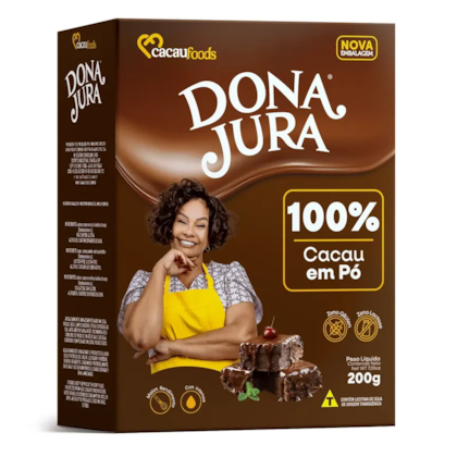 CACAU EM PO 100% DONA JURA 200GR