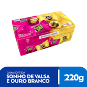 Caixa Bombom Sonho De Valsa + Ouro Branco 220g