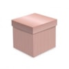 CAIXA CUBO C/RELEVO CROMUS ROSE GOLD M