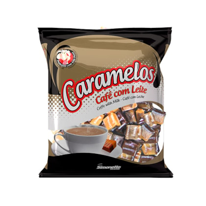 CARAMELO SIMONETTO CAFE COM LEITE - 600GR *CP02