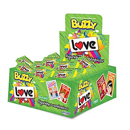 CHICLE BUZZY C/100 LOVE HORT