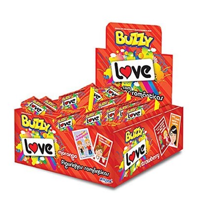 CHICLE BUZZY C/100 LOVE MOR