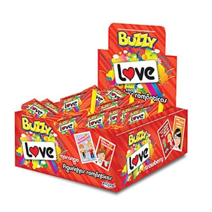 CHICLE BUZZY C/100 LOVE MOR