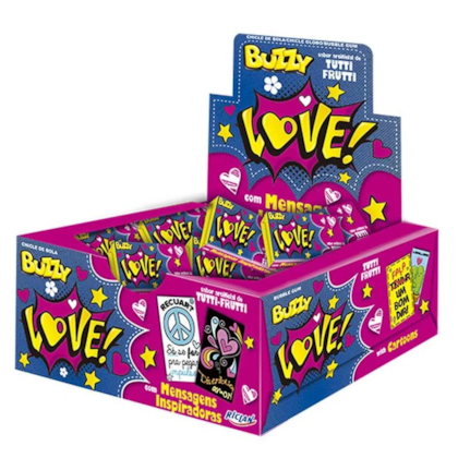 CHICLE BUZZY C/100 LOVE T.FRUTTI