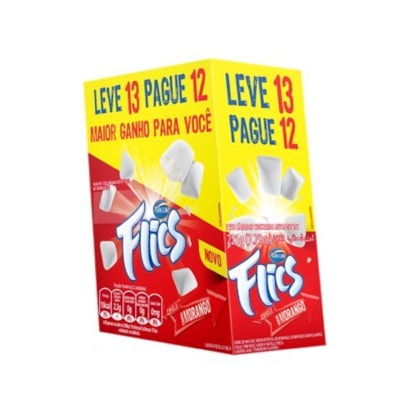 CHICLE FLICS MORANGO C/12