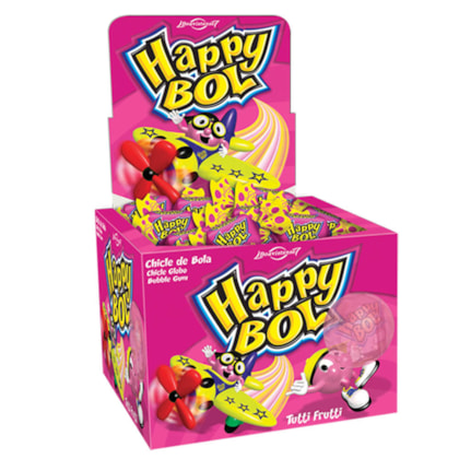 CHICLE HAPPY BOL 140GR T.FRUTTI *CP03