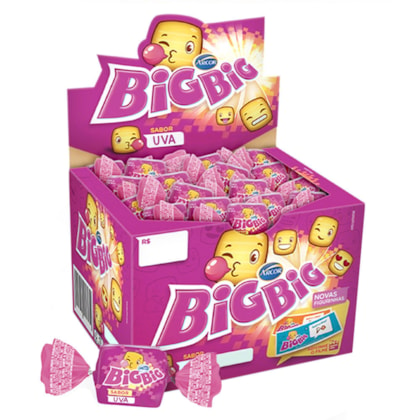 CHICLETE BIG BIG 350GR T.FRUTTI C/100