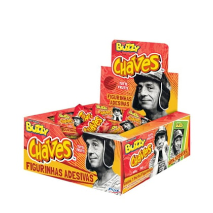 Chiclete Buzzy Chaves Tutti Frutti c/100