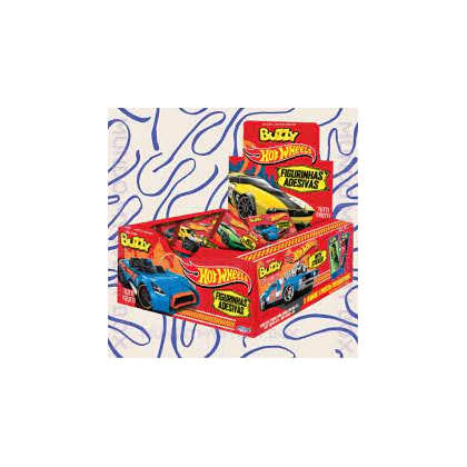 Chiclete Buzzy Hot Wheels Tutti Frutti c/100