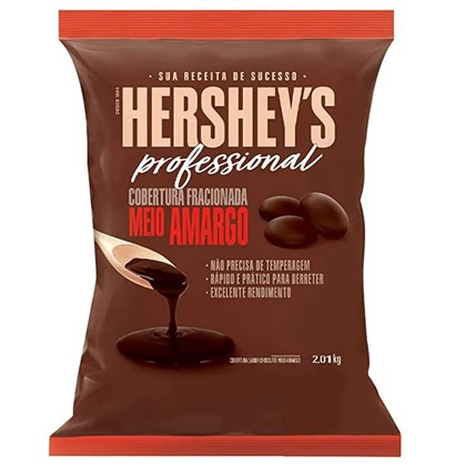 Chocolate Cobertura Gotas Meio Amargo 2,01kg - HERSHEYS