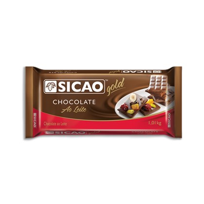 CHOCOLATE DE BARRA SICAO GOLD AO LEITE 1,01KG *CP01