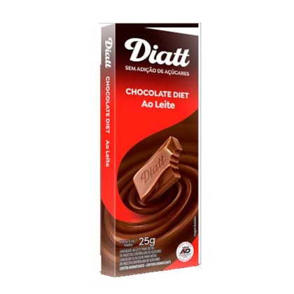 CHOCOLATE DIATT 25GR AO LEITE *CP03