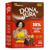 CHOCOLATE EM PO DONA JURA 35% 200GR *CP02