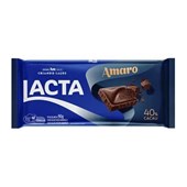CHOCOLATE LACTA 90GR AMARO *CP02