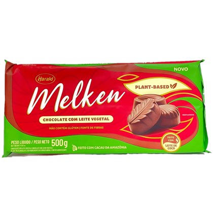 CHOCOLATE MELKEN C/LEITE VEGETAL 500GR