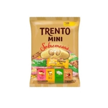 CHOCOLATE MINI TRENTO SOBREMESAS 800GR PCT C/50 *CP01