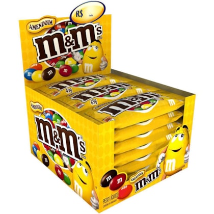 CHOCOLATE MXM AMENDOIM C/18X45GR *CP02