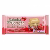 CHOCOLATE TAB.BALINHA COR.BCO 90GR FLORESTAL *CP03