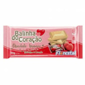 CHOCOLATE TAB.BALINHA COR.BCO 90GR FLORESTAL *CP03