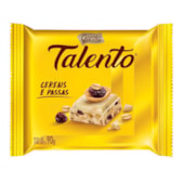 CHOCOLATE TALENTO BCO CEREAIS PASSAS C/12X85GR *CP02