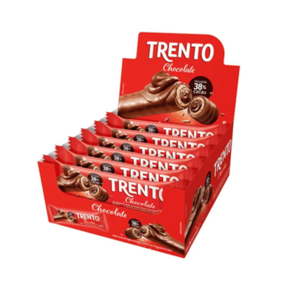 Chocolate Trento Wafer Chocolate Com 16un - 32g