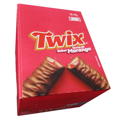 CHOCOLATE TWIX TORT. MORANGO C/18X40G