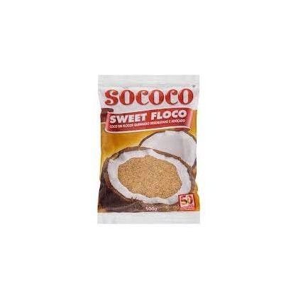 COCO QUEIMADO EM FLOCOS SOCOCO 100GR