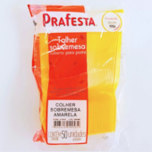 COLHER SOBREM AMARELA PRAFESTA C/50 *CP02