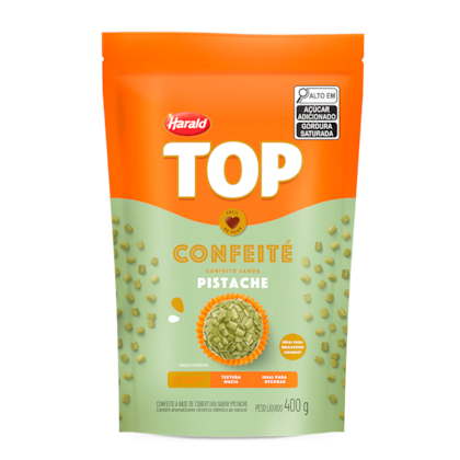 CONFEITE TOP PISTACHE 400G HARALD *104548